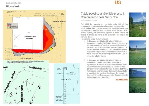 Comprensorio Val di Non – Intervento di tutela paestico-ambientale discarica RSU Mollaro